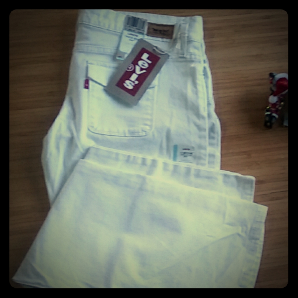 Women's White Levi Tahoe Low Boot Cut 545 as 12
